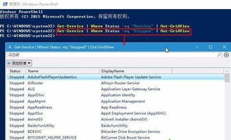 PowerShell查看和筛选系统服务项的方法